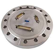 CF100 Flange With DB9,DB15,DB25,USB3.0 Feedthroughs