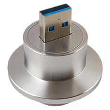 KF25 Flange with USB3.0 Feedthroughs Welding Version